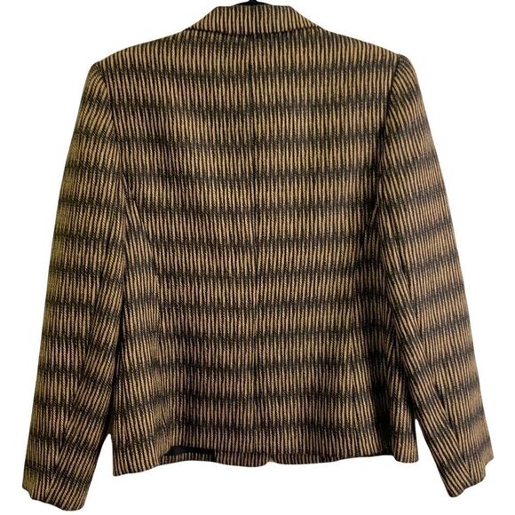 D’ORAZ Luxury Wool Alpaca Mohair Blend Lined Blazer MADE IN CANADA Sz 10 - Picture 3 of 8